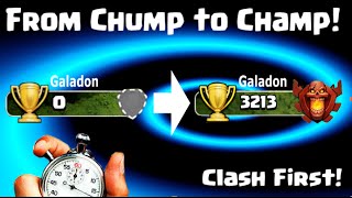 Clash of Clans World First? Zero Trophies to 3200 in a Day! screenshot 4