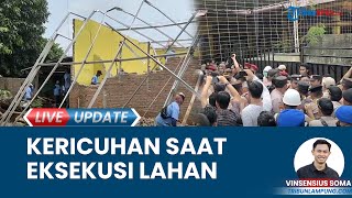 Eksekusi Lahan di Korpri Bandar Lampung Ricuh karena Tak Mau Kosongkan Lahan, Provokator Diamankan