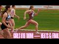 GIRLS U16 100M — HEATS & FINAL
