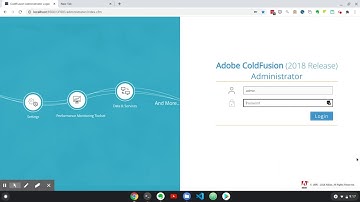 The changed ColdFusion Admin UI in 2018 and above