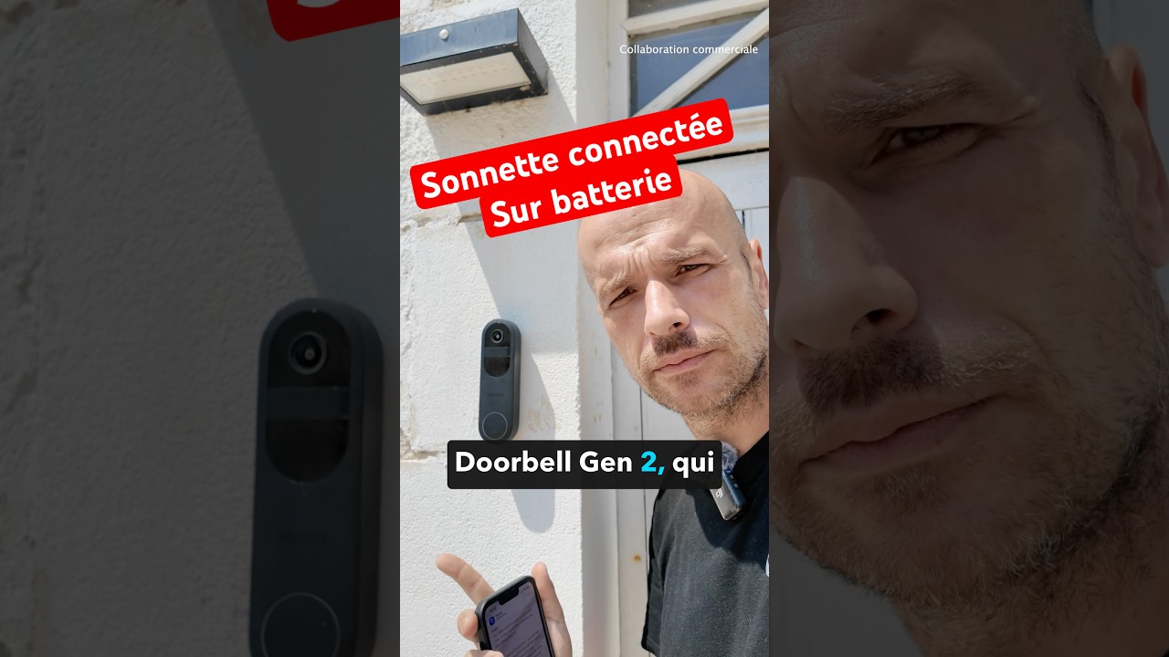 Une caméra de surveillance cachée dans une sonnette ! Reolink Doorbell Gen 2