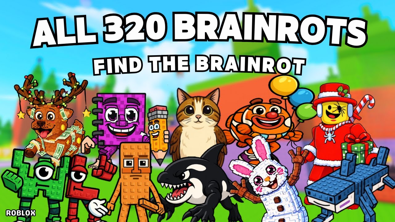 Как собрать ВСЕ 320 BRAINROTS в Find the Brainrot [320] | Roblox