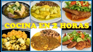 Cocina en 2 horas para toda tu semana, Meal prep 2 ECONOMICO. Menú semanal ECONÓMICO