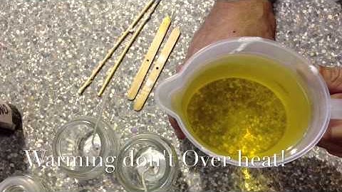Making soy candles part 1