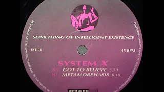 System X - Metamorphasis