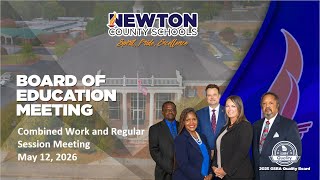 NCS Board of Education Combined Work & Regular Session Meeting 5/12/26