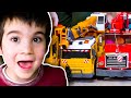 Crane Fishing for SURPRISE Toys! | Pretend Play Skits and Toy Trucks for Kids! | Jack Jack Plays