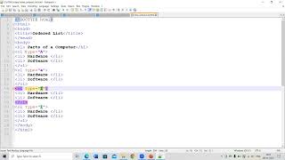 HTML Lists Tutorial-Part 1(Ordered and Unordered Lists in HTML)