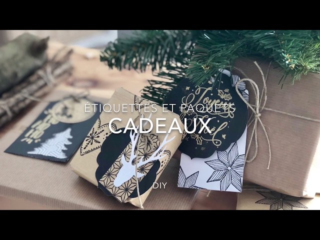 Quatre façons simples de créer des étiquettes pour cadeaux de Noël -  NeliDesign