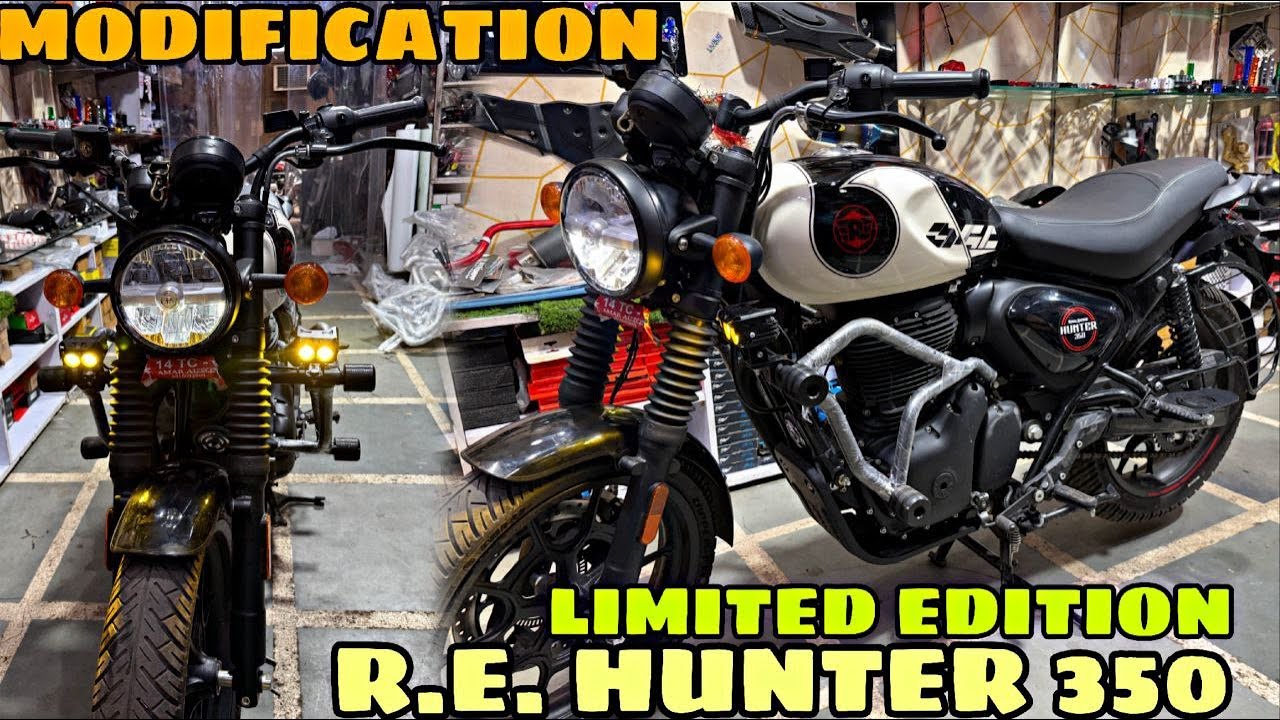 R E HUNTER 350 Limited Edition me Modification Complete | Killer Looks ...