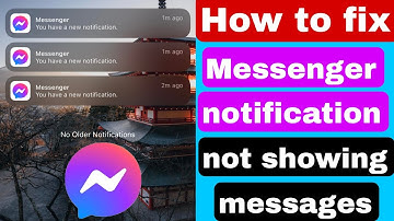 how to fix messenger notification not showing message xiaomi | messenger not showing message