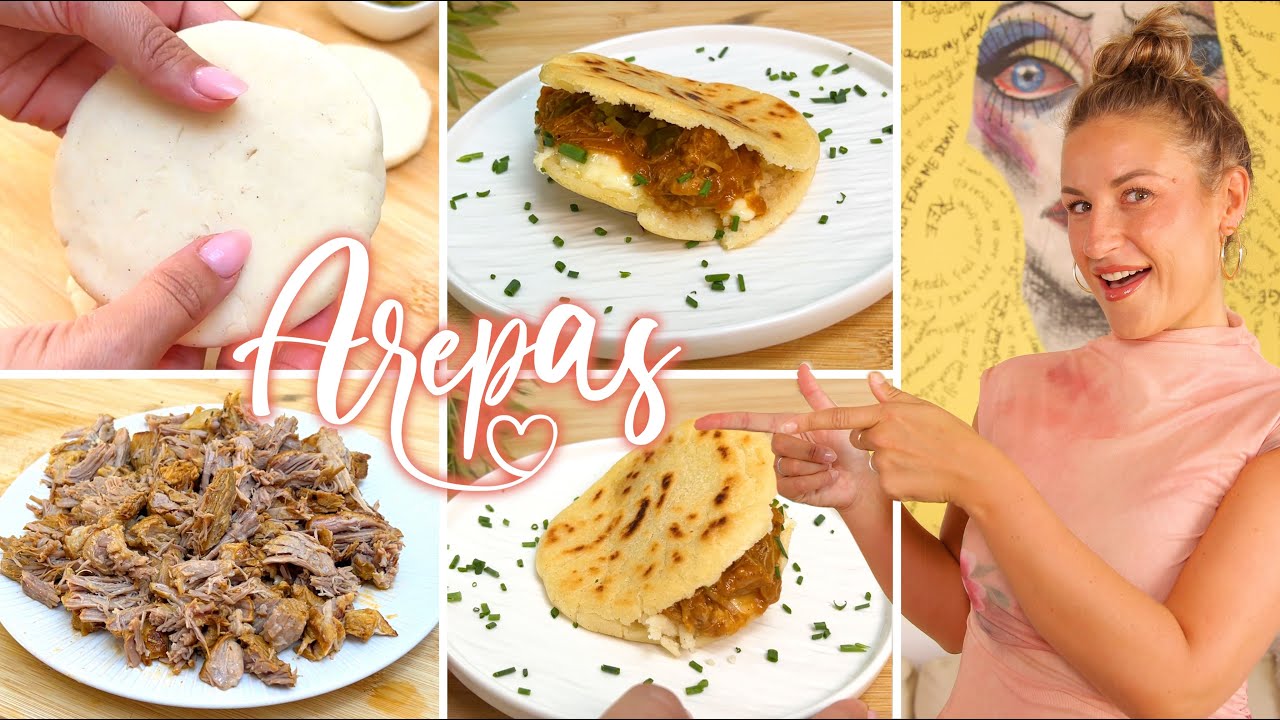 COCINANDO CON LA SHATU modo VLOG: El mejor plato hasta la fecha AREPAS DE CARNE MECHADA sin gluten