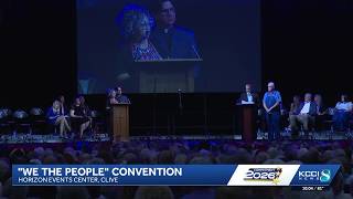 Candidates make policy pledges at AMOS convention in Clive