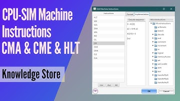 04 CPU-SIM Machine instructions || CMA, CME & HLT || CPU-SIM || Computer Architecture Practicals