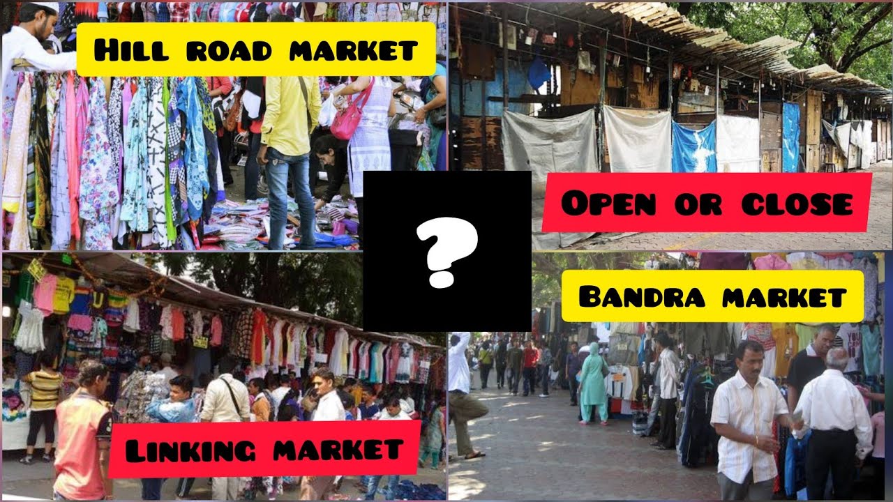 Linking road Bandra shopping Hill road market elco market Bandra