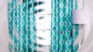 teal curtain panels ideas