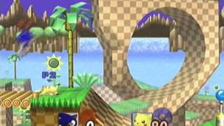 Shock's Custom Brawl Hacks 1: Sonic with Sonic Wind from Sonic Adventure 2 Multiplayer mode