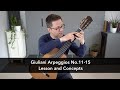 Giuliani Arpeggios No.11-15 and Lesson for Classical Guitar