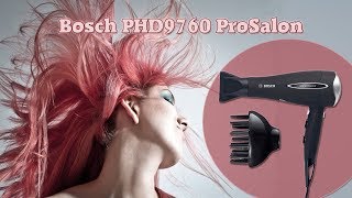 Bosch PHD9760 ProSalon - YouTube