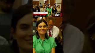 Details Reporter at Lindsay Clancy trial sparks blacklash for winking at camera #shorts Update