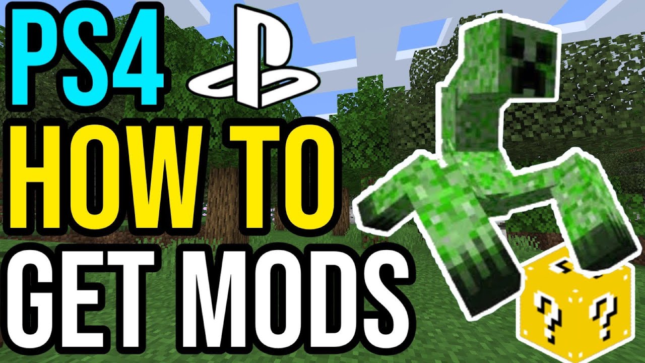 How To Get Mods In Minecraft Ps4 Youtube