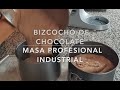 Bizcocho Chocolate    Masa Profesional Industrial