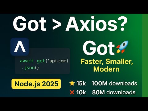 🚀 Got in Node.js | The Ultimate HTTP Client Tutorial (Better than Axios!)