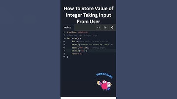 How to store value in C | C Programming Basics: Store User Input in Seconds #coding #codingshorts