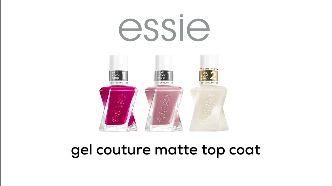 Top Coat for nails, quick dry, gel & matte Top Coat - Essie