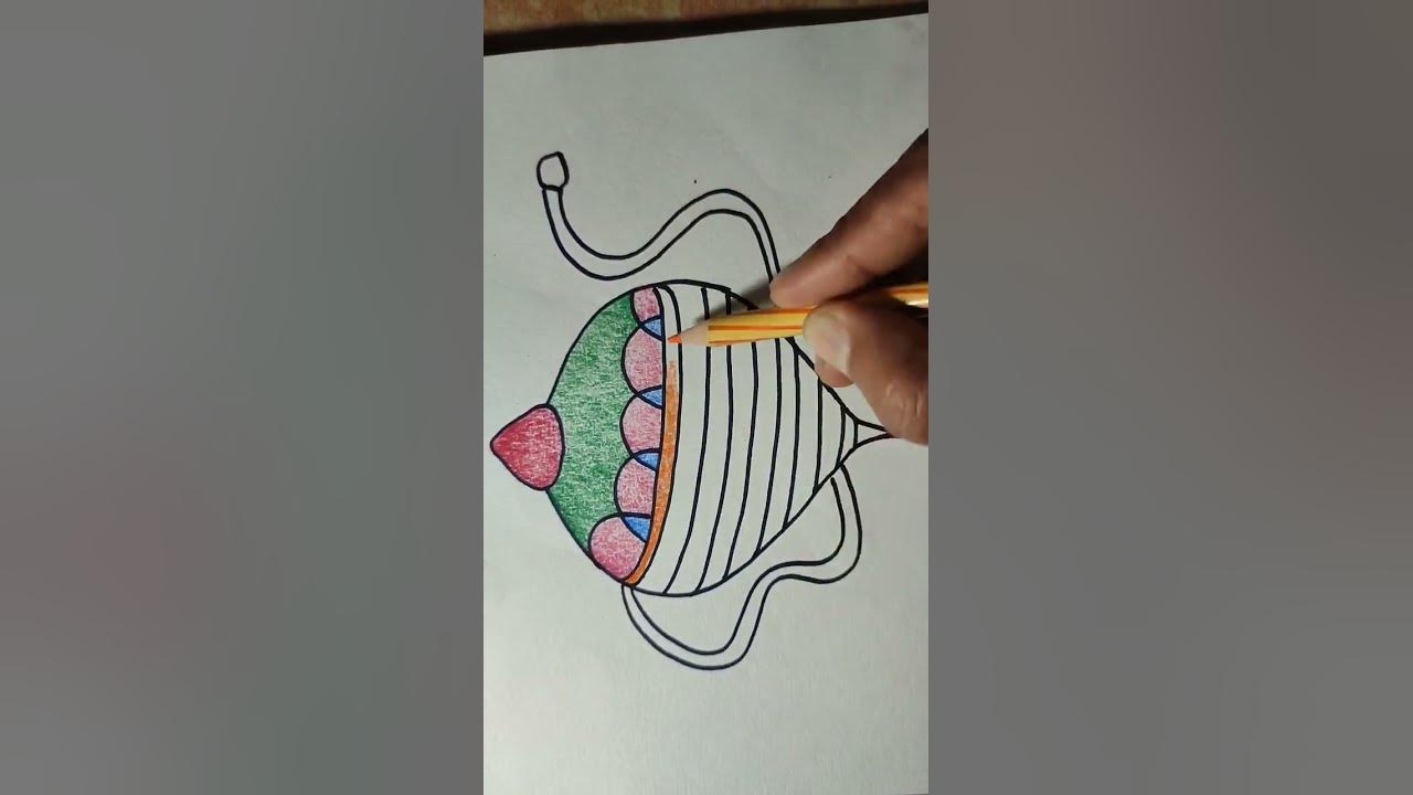 Easy Zentangle Drawing Inspired Art Activity for Kids