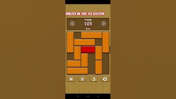 #unblockme #puzzle game level relax mode- relax mode- starter pack- original level 105 solution