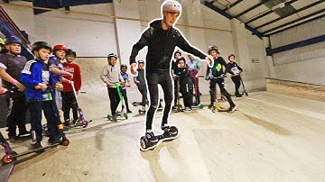HOVERBOARD TRICKS AT SKATEPARK!