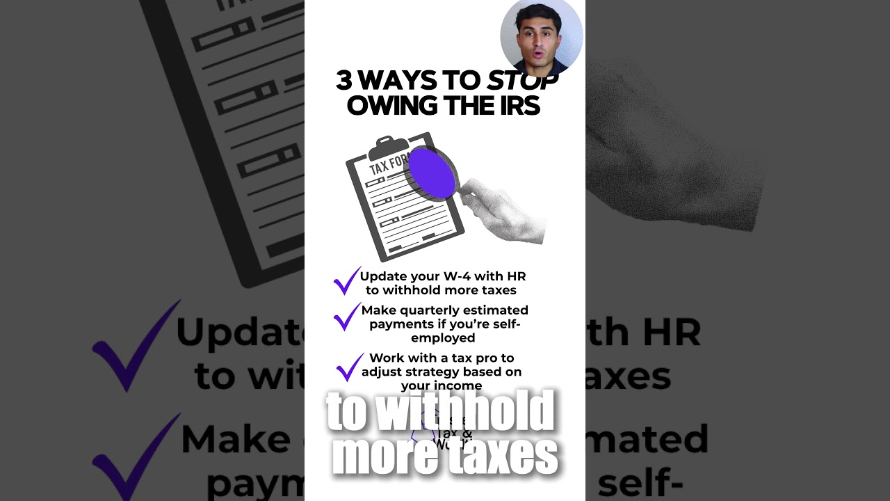 Tired of a big tax bill? Here’s how to stop it.