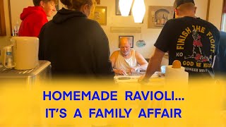 Homemade Ravioli... It's A Family Affair