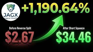 JAGX Stock EXPLODES +1,190%! Reverse Split Short Squeeze Explained