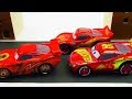 Disney Cars Toys 10 Lightning McQueen's Race!. Stop Motion Animation