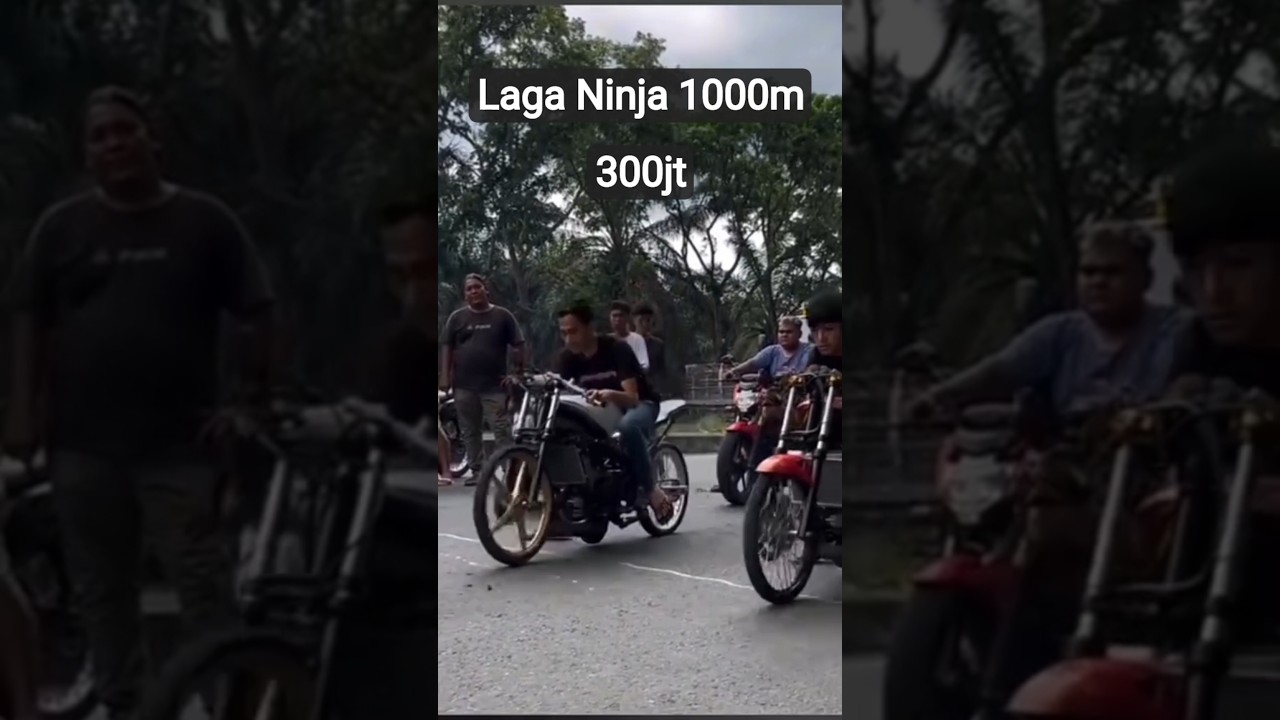 Ngeri Pinggirannya!!Laga Ninja 1000m 