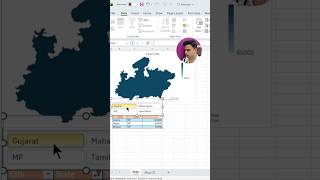 Excel Map Chart in 60 Seconds 🗺️ | Visualize Data Like a Pro #excel #exceltips #mapchart