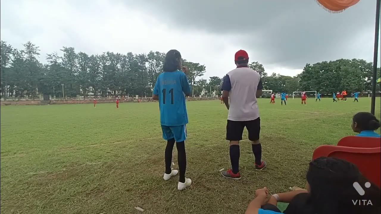 KVS National football Subroto Cup 202223 under17 (girls) match. Day 2