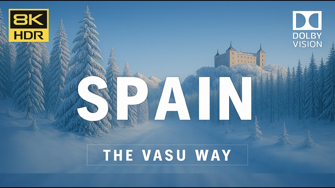 Spain in Winter ❄️ | Stunning Snowy Landscapes & Coastal Beauty in 8K HDR