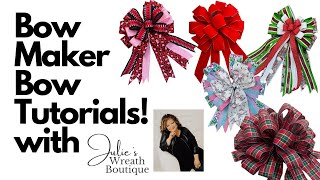 Melanie's $2 Dollar Tree DIY Bow Maker for Easy Wreath Bows