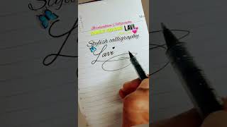 How To Write ✍️ Lavi In Cursive