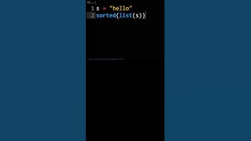 Python Program To Sort String