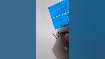 Windows 10 main screen desktop drawing #windows #like #subscribe #shorts