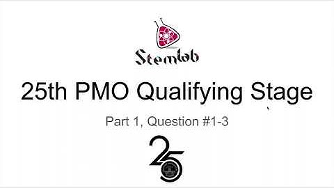 25th PMO - Qualifying stage P1 Q1-3