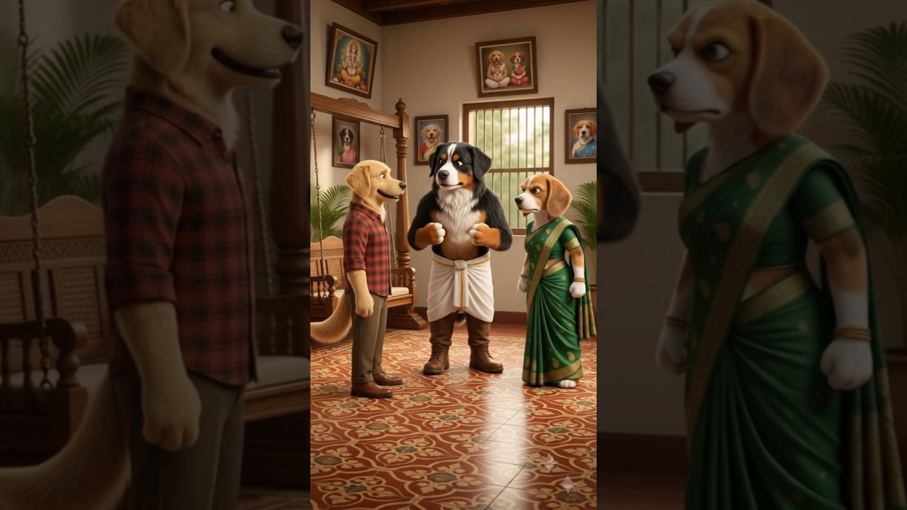 A1 Movie Comedy Scene - 3D Pixar Dog Version 🐶🔥 | Santhanam & MS Bhaskar Parody #shorts