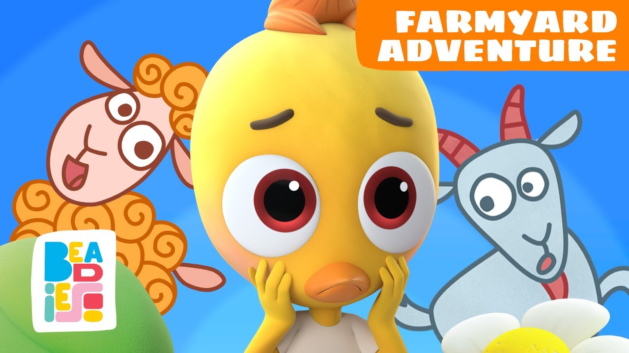 Farmyard Adventure Songs with Friendly Animals | Beadies kids nursery rhymes