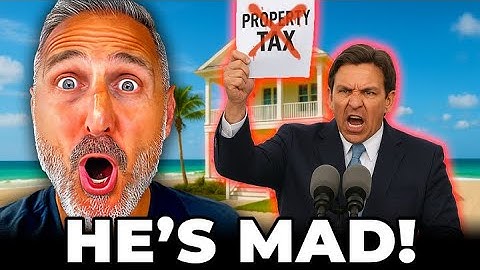 Florida’s Property Tax WAR Is Getting UGLY!