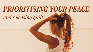 Being selfish isn’t bad. Prioritizing yourself and your peace without guilt.