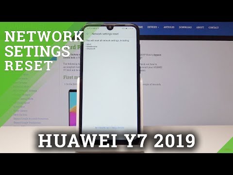 How to Reset Network Settings in Huawei Y7 2019 - Restore Original Network Settings